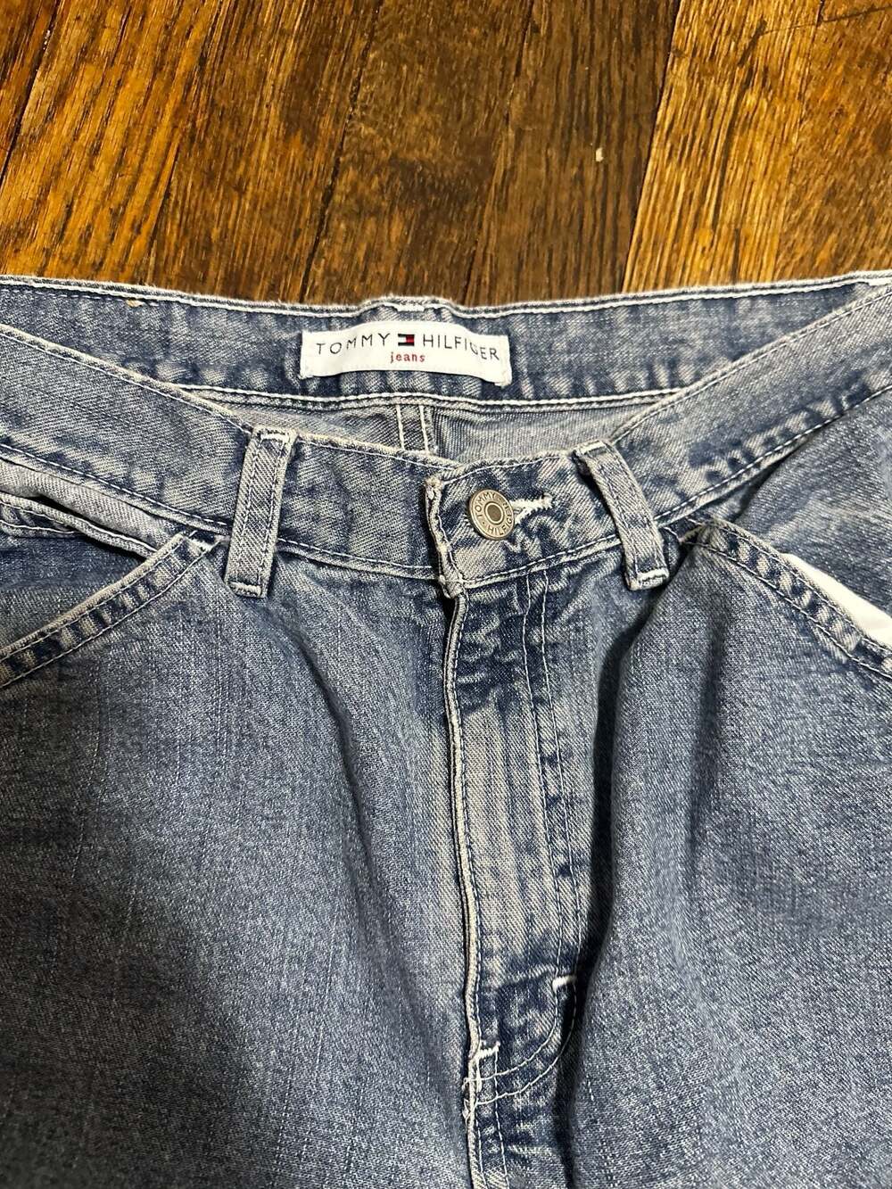 Vintage Y2K Tommy Hilfiger Carpenter Jeans Baggy Size 8 - Picture 9 of 13
